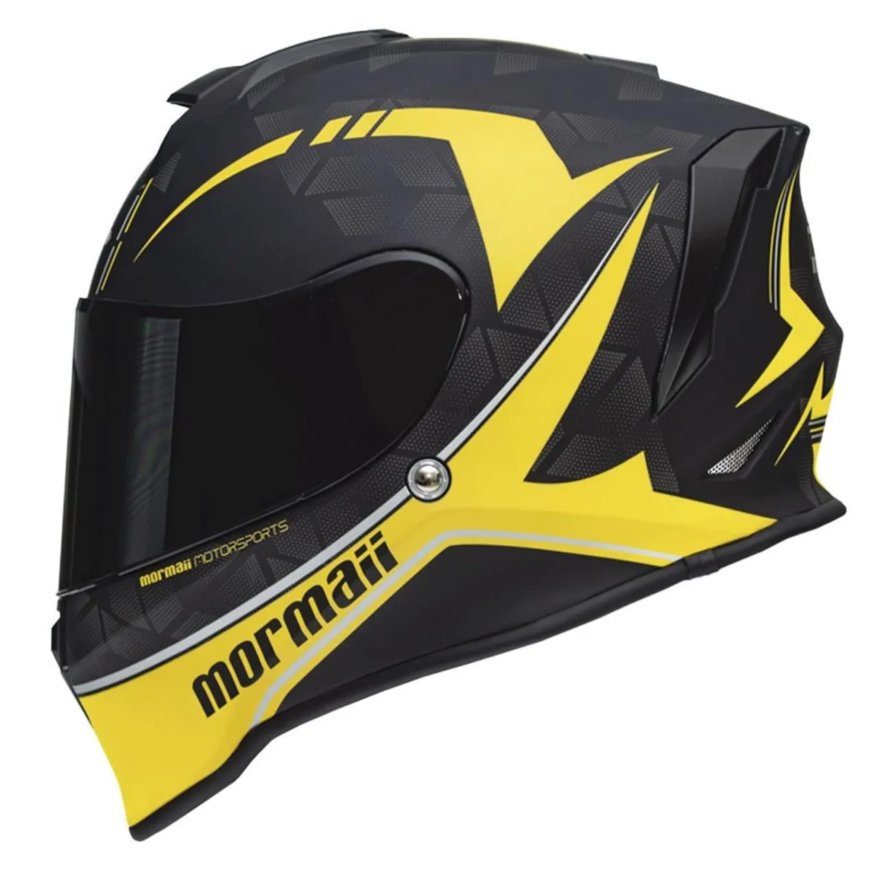 Capacete Mormaii Motorsport - Preto e Amarelo - 60/61