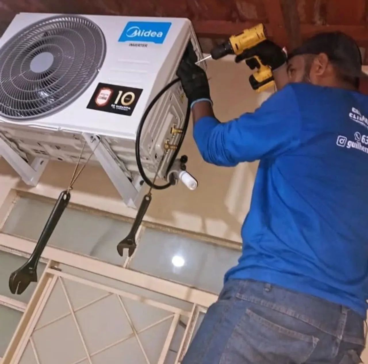 Manutenção em ar-condicionado 