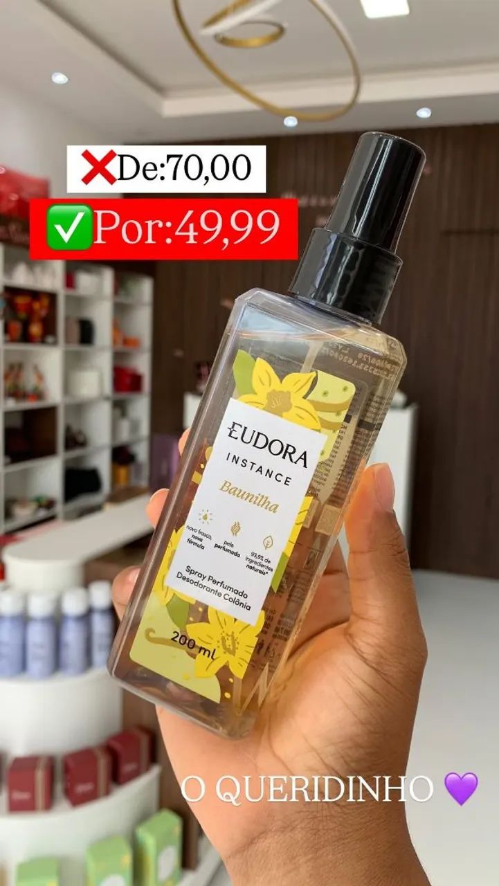 Perfume Eudora Kiss Me e Splash Baunilha em promoção  - Foto 3