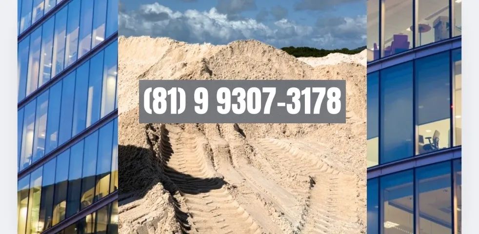 Areia lavada da Boa e de qualidade - Pague na entrega 