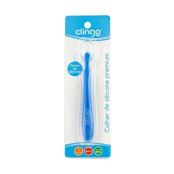 Colher de Silicone para Bebê Clingo - Foto 3