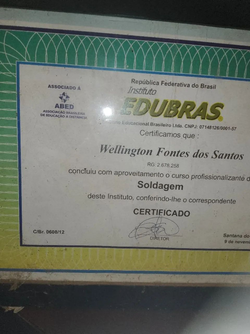 Serralheiro.