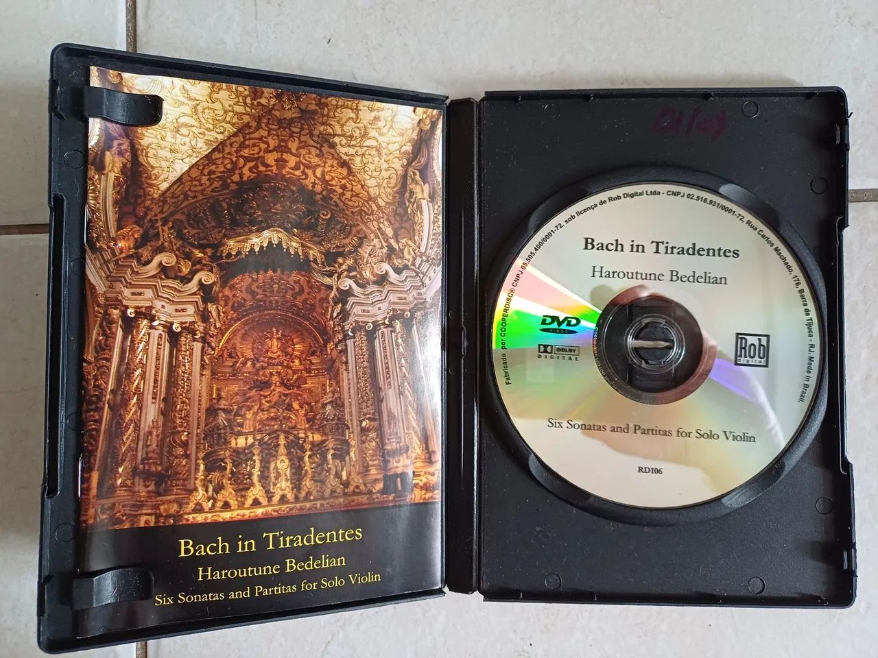 Bach in Tiradentes - Haroutune Bedelian - Six Sonatas and Partitas for Solo Violin - Foto 4