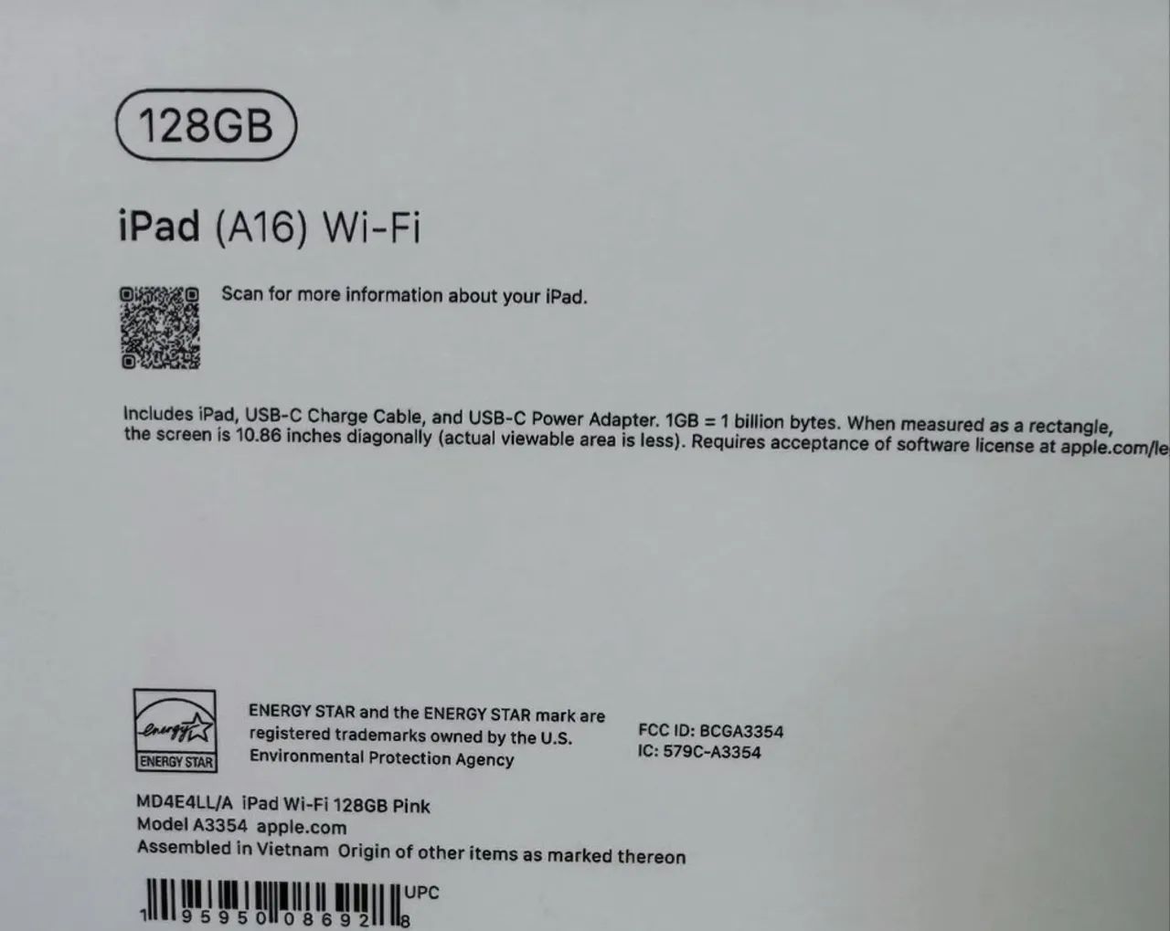 Ipad 11 A16 128GB Wi-Fi - Foto 2