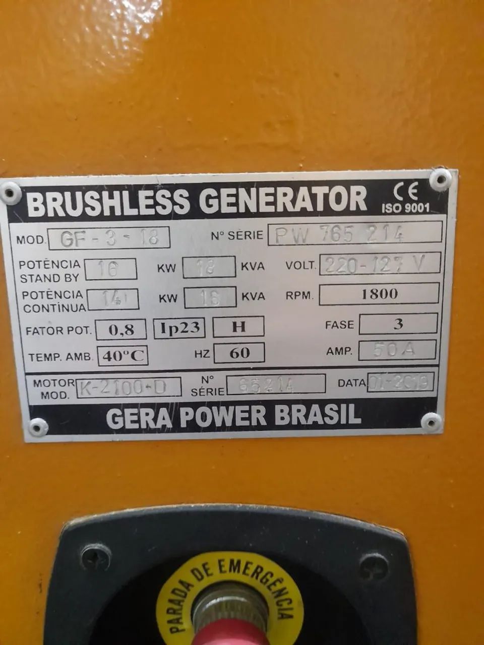 Gerador de Energia 16 KVA GeraPower Diesel - Foto 4