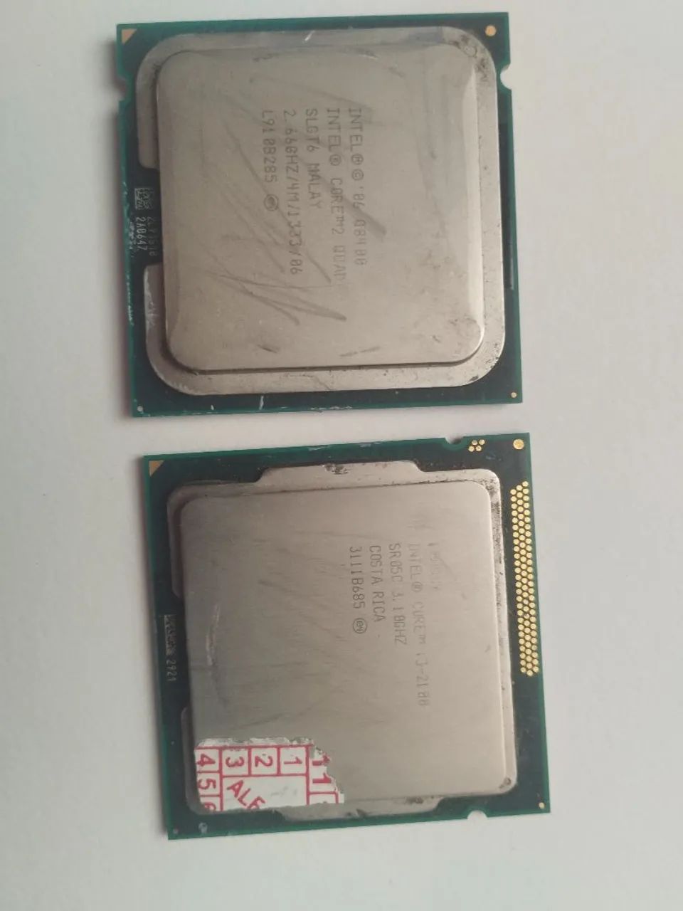 Processadores Intel Core 2 Quad e i3-2130