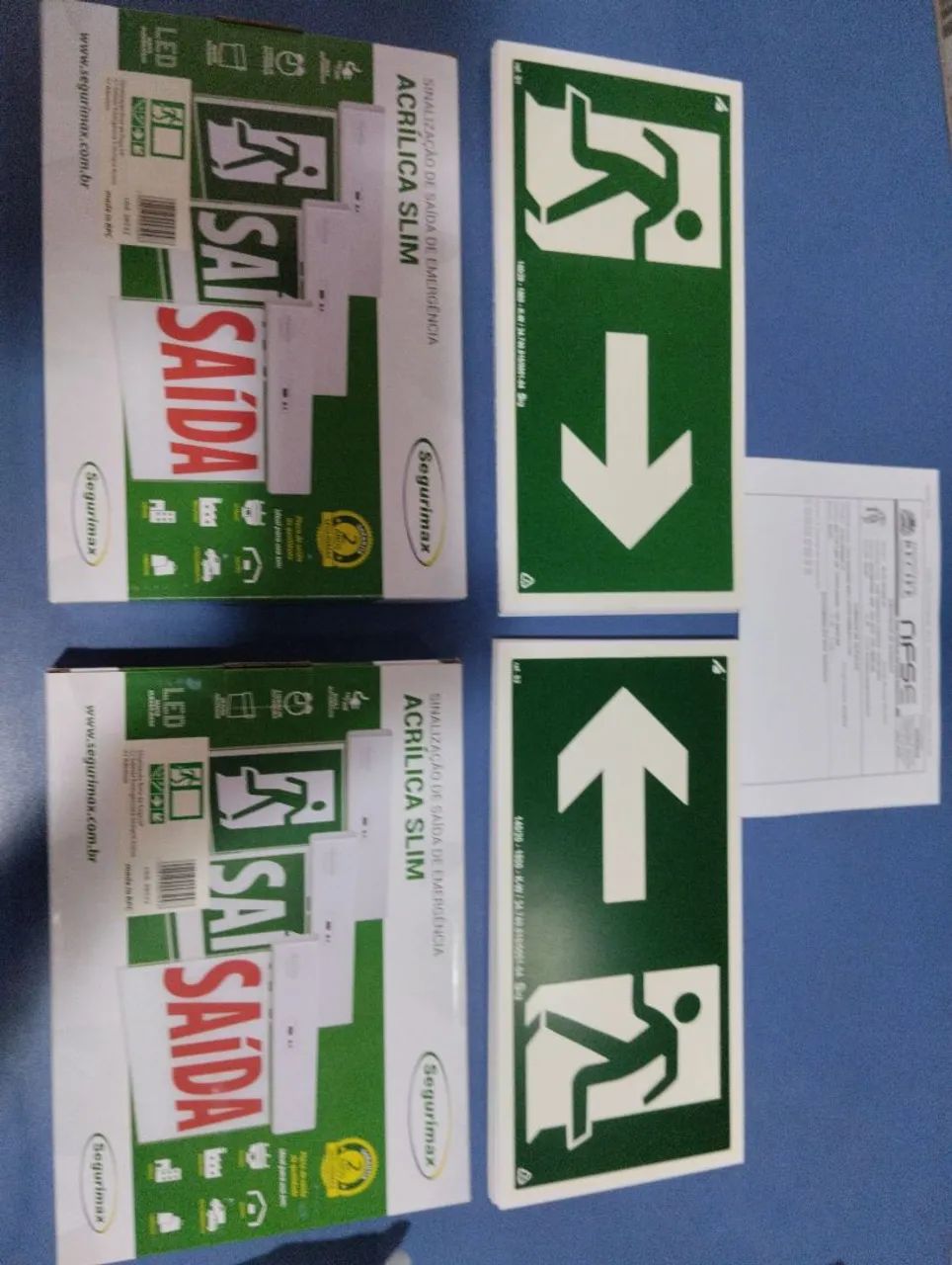 Placas de sinalização fotoluminescentes - Foto 3