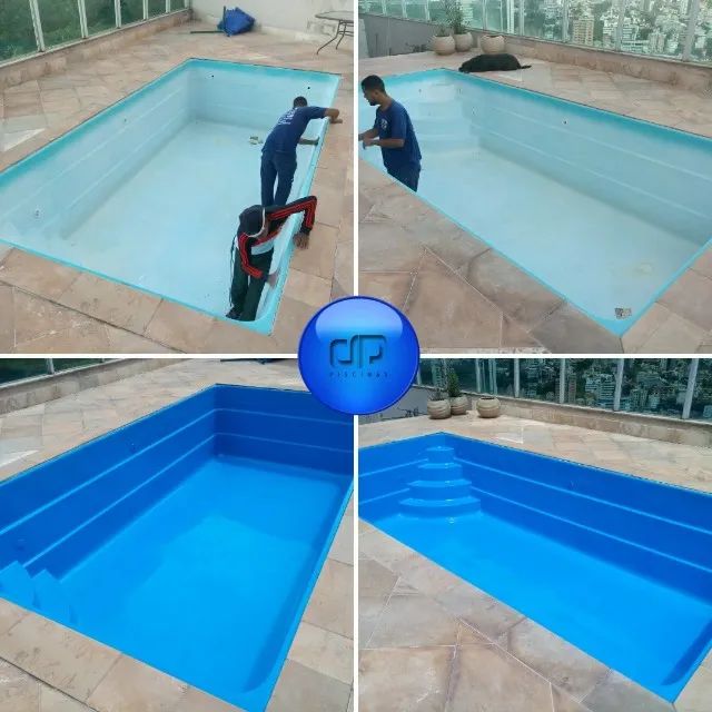 reforma de piscina de fibra - Foto 2