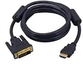 Cabo DVI para HDMI de 1,8m / 180cm compatível com computadores, notebooks e TVs - Foto 2