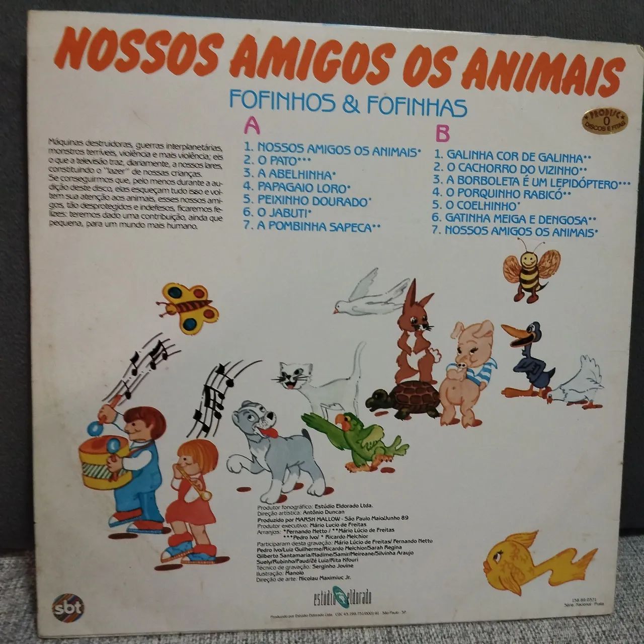 LP Infantil - Nossos Amigos Os Animais - Foto 2