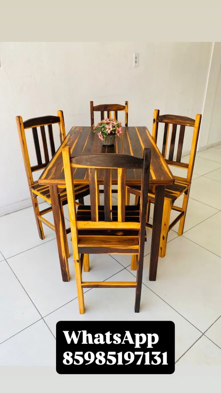 CONJUNTOS FIXOS COM 4 CADEIRAS  - Foto 3