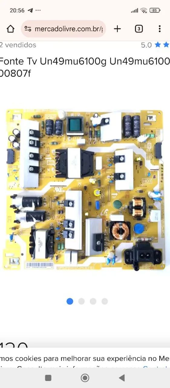 Todas peças tv un49mu6100g 4k leia descrição  - Foto 2