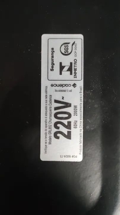 Churrasqueira elétrica 220V - leia a descrição - Foto 3