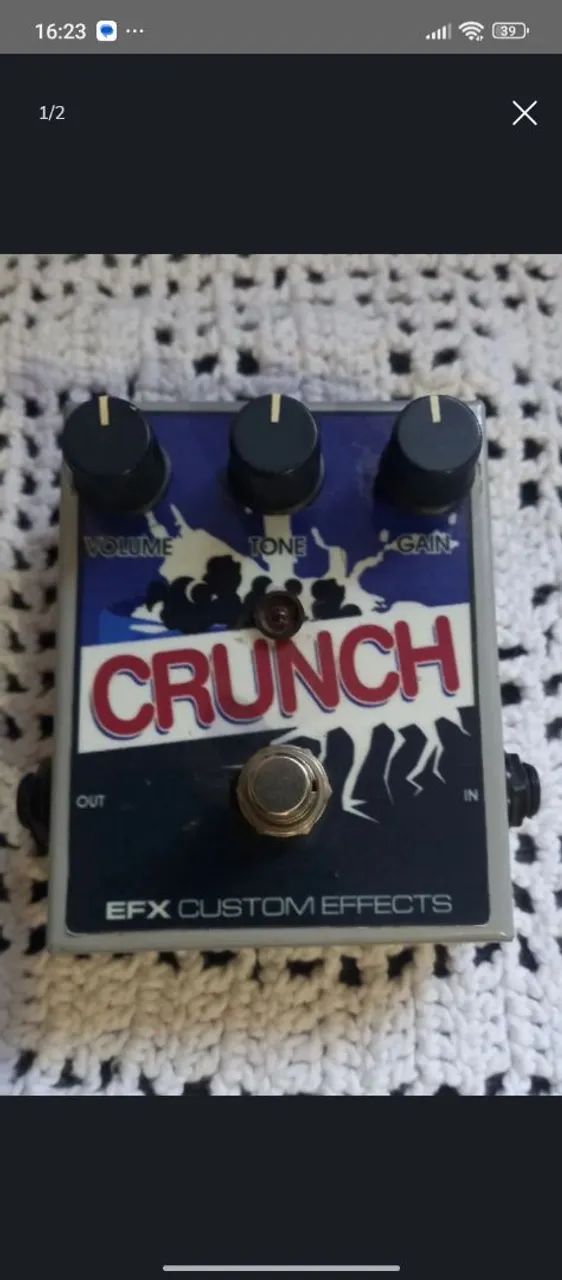 Pedal EFX Custom Effects Crunch - Foto 2