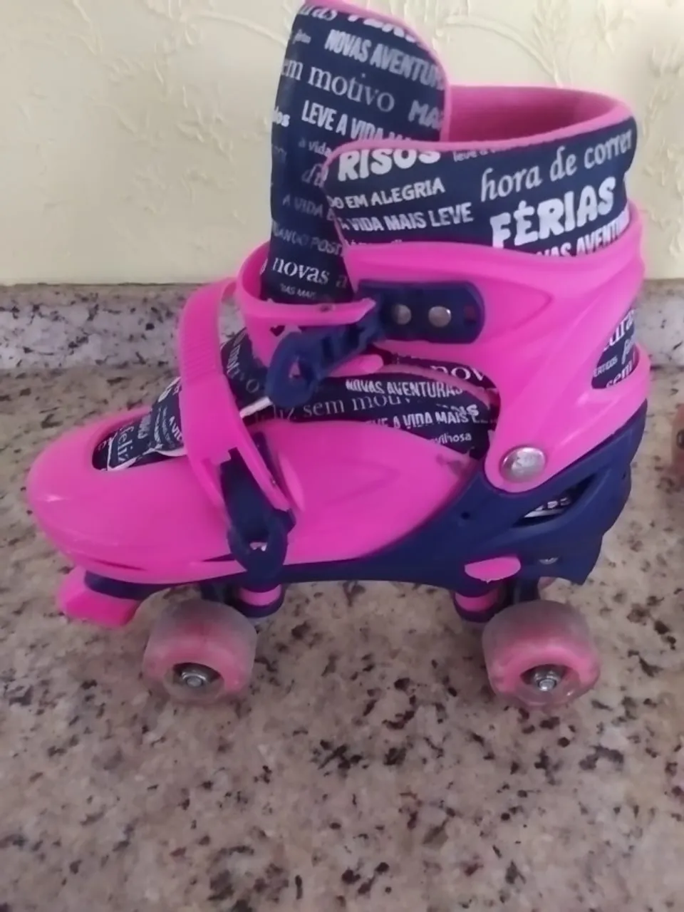 Patins Rosa Infantil