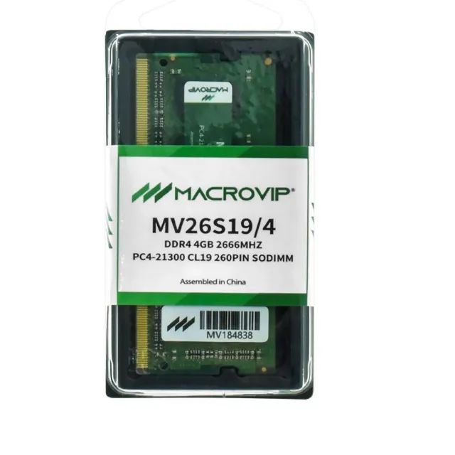 Macrovip Brand New Sealed DDR4 4GB 2666MHz RAM Memory for Laptop with Warranty64289466432387122