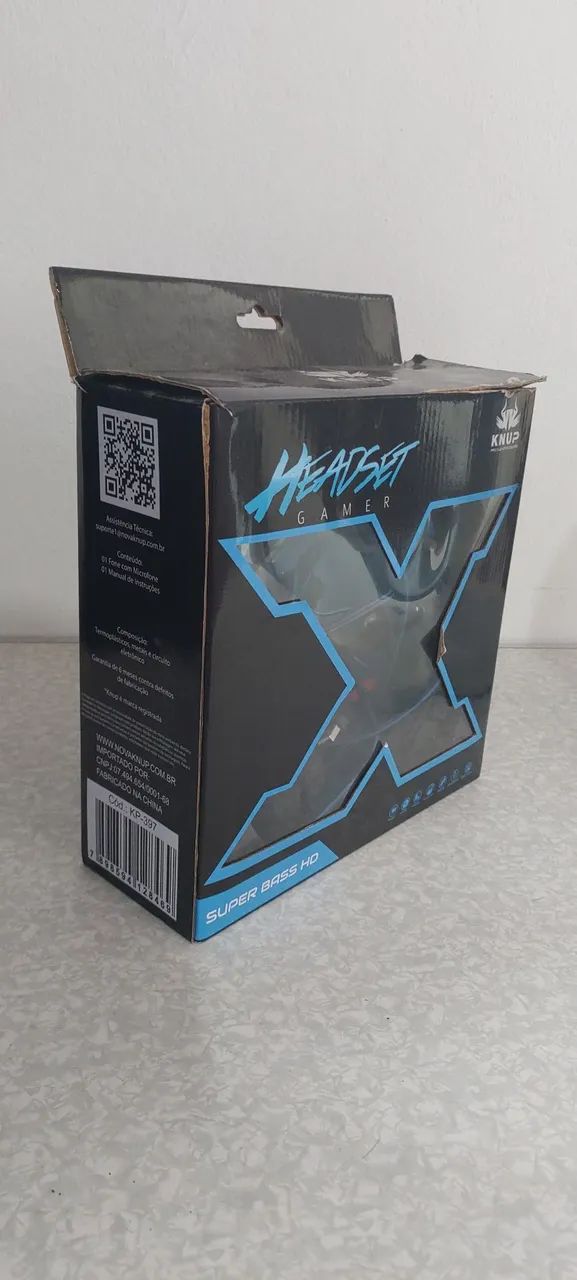 Headset gamer knup led USB/P2 2.08M