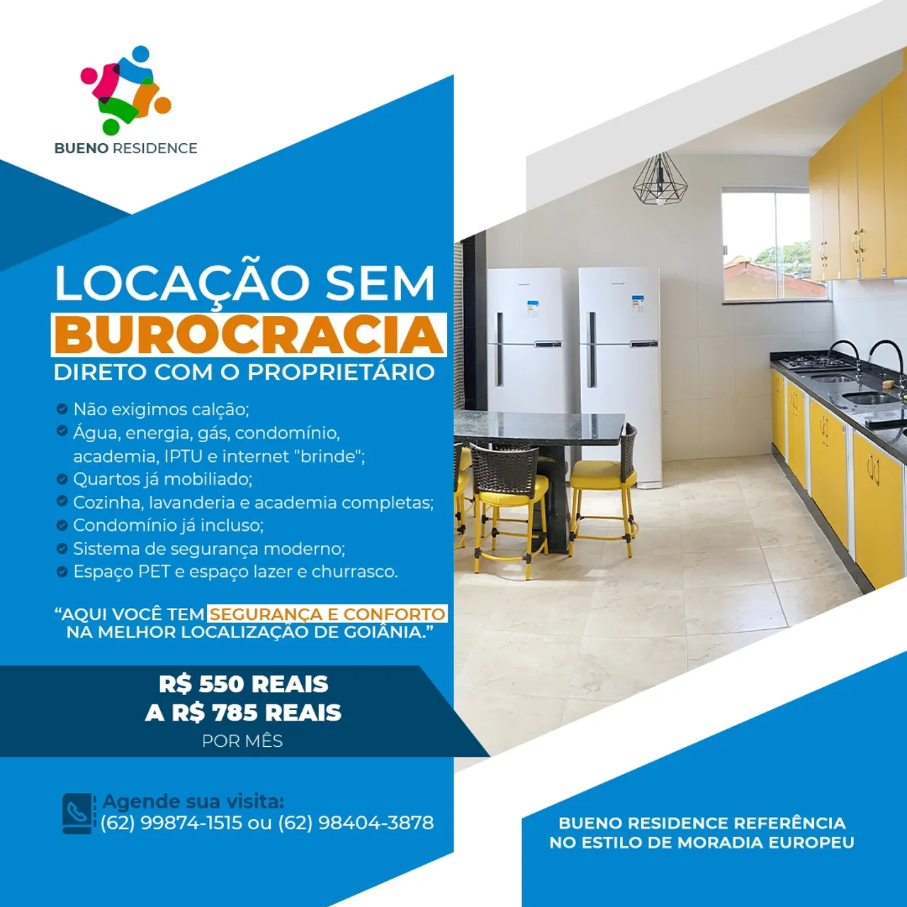 Locação direta com Proprietário sem muita burocracia - Goiânia - GO