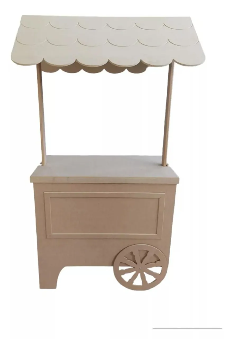 Carrinho Gourmet Mdf