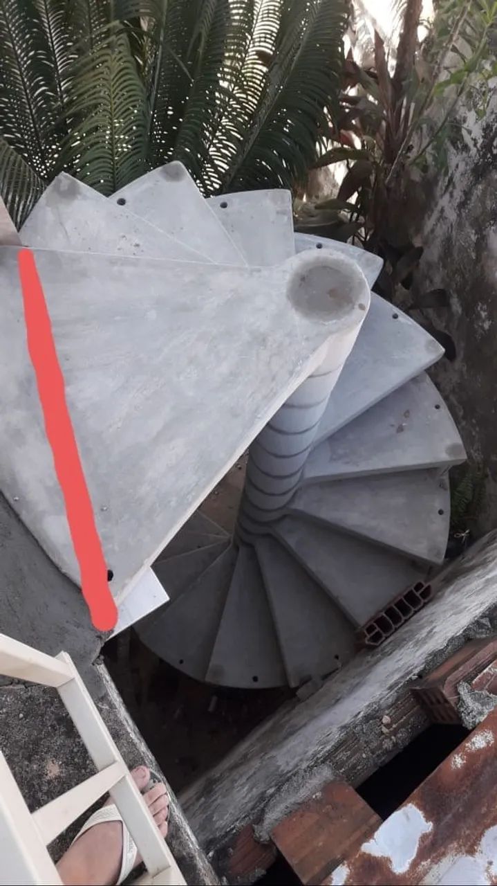 Escada caracol de concreto  - Foto 3