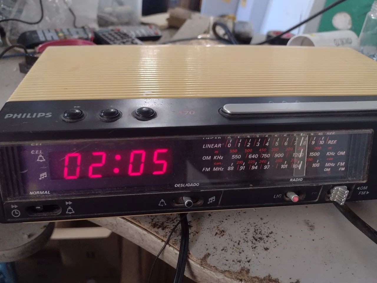 Rádio relógio Antigo 
