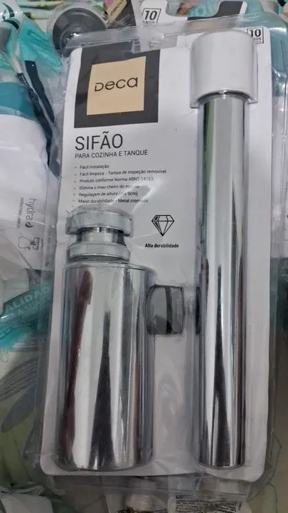 Sifão Deca para Cozinha e Tanque - Novo
