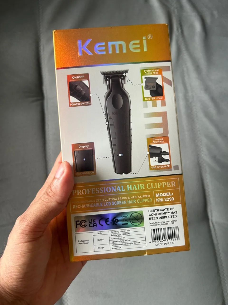 Kemei máquina para acabamento  - Foto 3