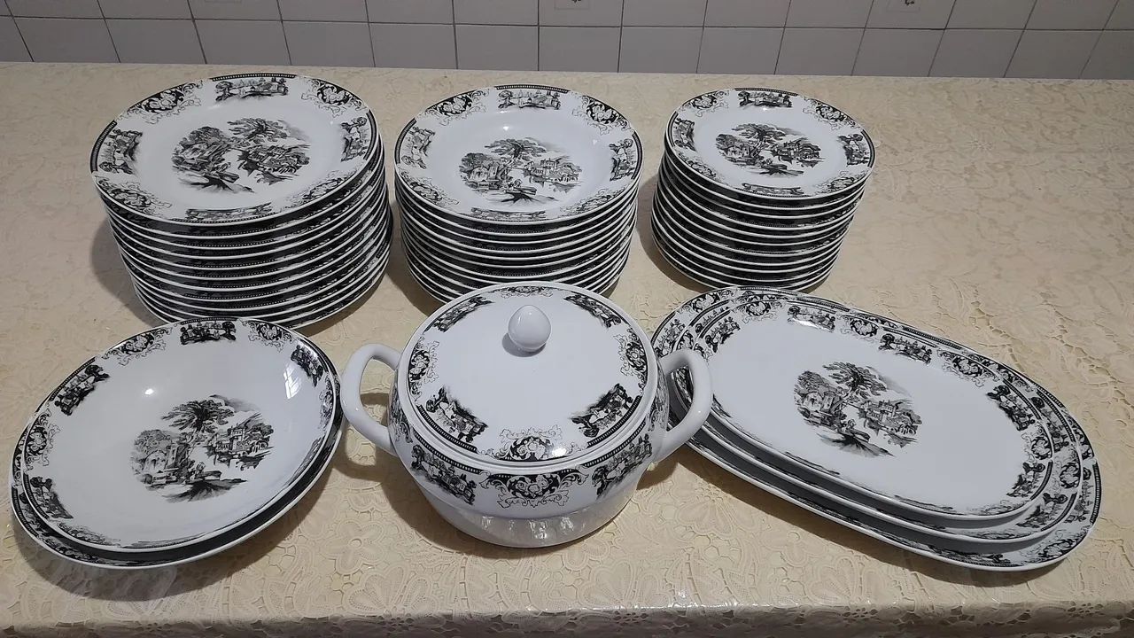 Aparelho de Jantar Vintage Completo - Foto 6