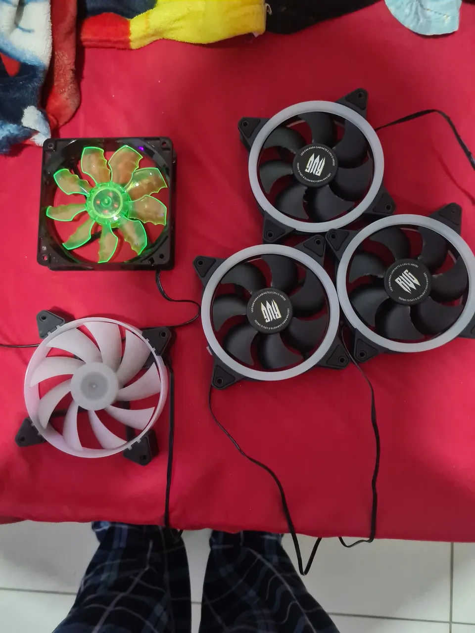 Ventoinhas fans PC molex