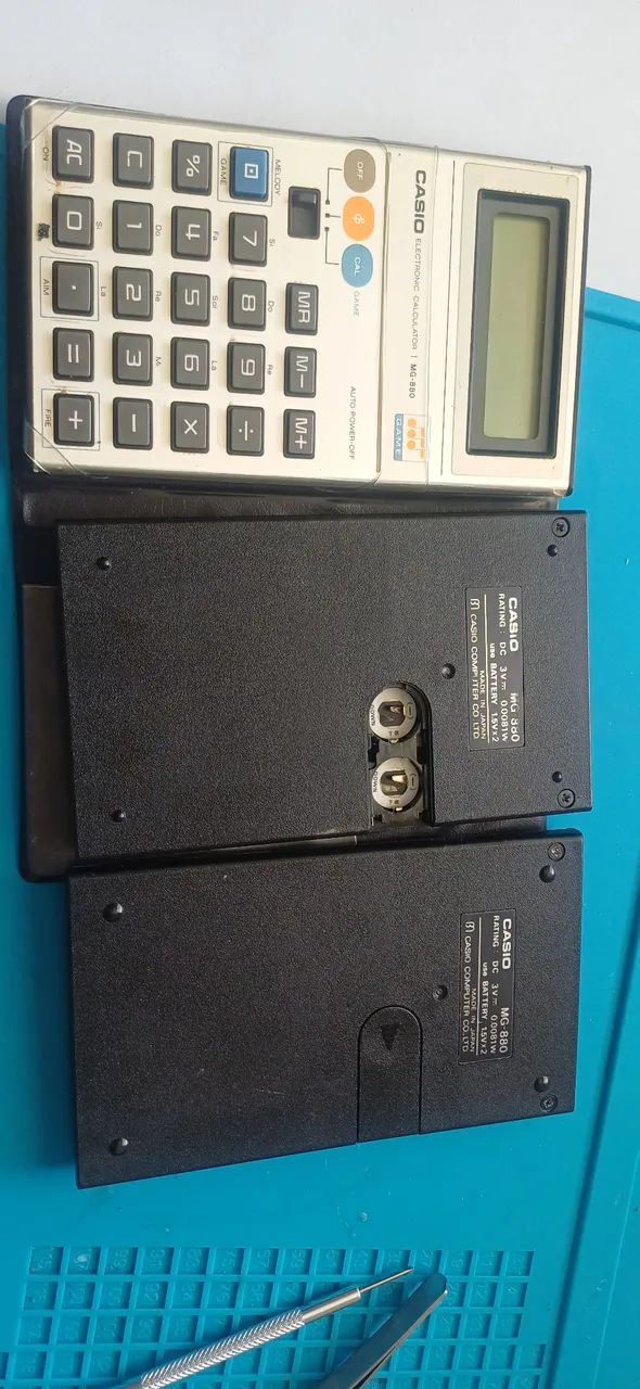 Calculadora casio mg 880 sucatas - Foto 3
