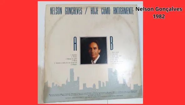 Disco de Vinil Nelson Gonçalves - Albúm Hoje Como Antigamente 1983 - Foto 5
