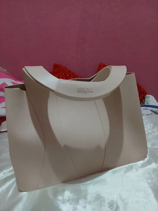 Bolsa Melissa bege - Foto 2