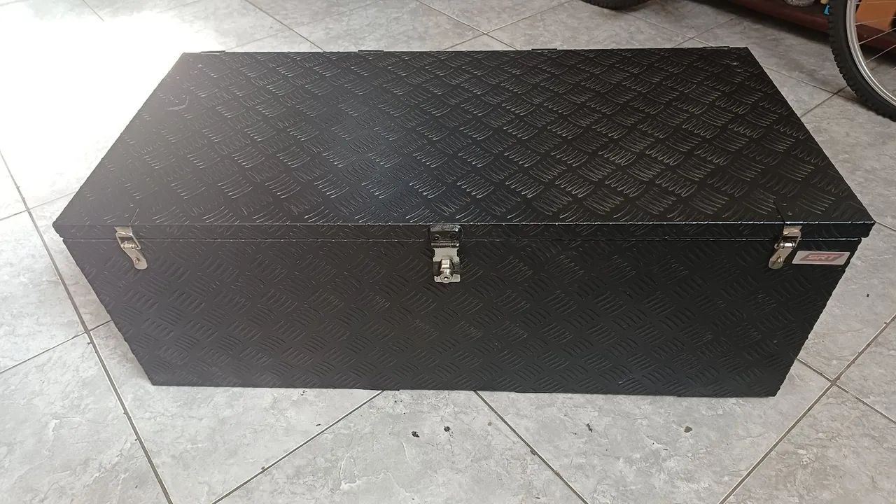 Caixa baú maleiro aluminio expedicao caçamba 