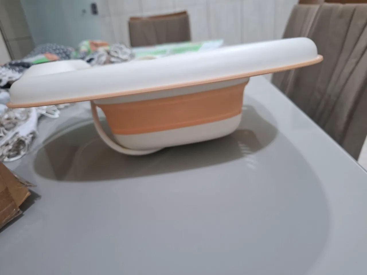 Bacia para banho de assento em silicone com termostado - Foto 2