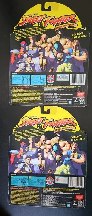 Lote com 04 encartes Street Fighter Estrela anos 90 - Foto 4