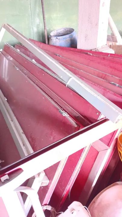 12 x porta corta fogo usada com barra Dorma - Foto 3