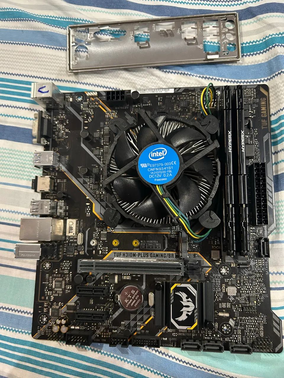 Kit placa mãe processador i5 9400f e memória ram 16GB DDR4 - Peças