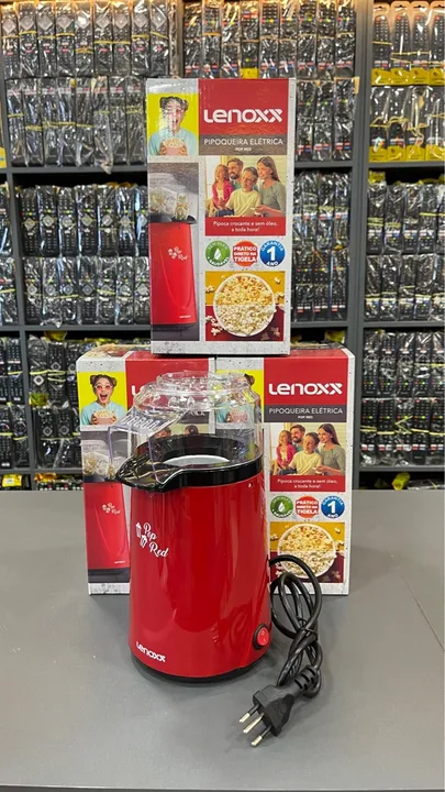 Pipoqueira Elétrica Lenoxx Pop Red
