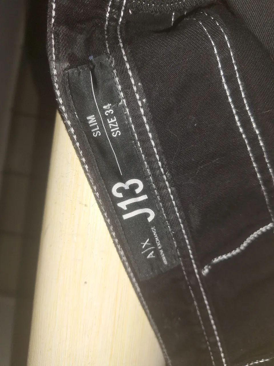 Calça jeans resinada Armani Exchange - Foto 5