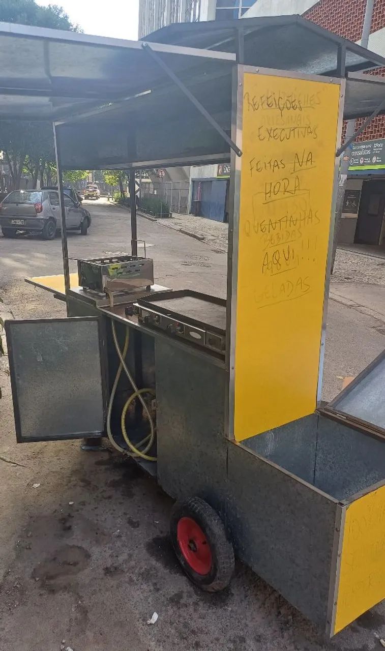 CARRINHO PARA LANCHES E/OU REFEIÇÕES - SEMI-NOVO EM EXCELENTE ESTADO! É COMPRAR E USAR!!! - Foto 3