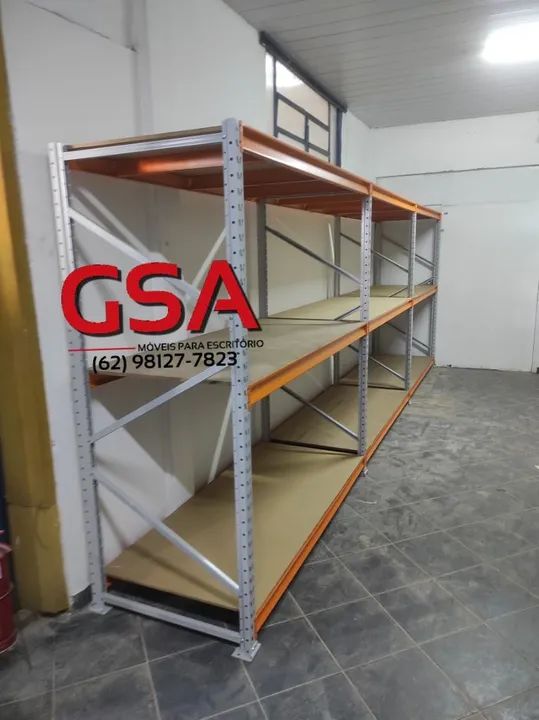 Mini Porta Paletes c/ 3 Prateleiras - Foto 4