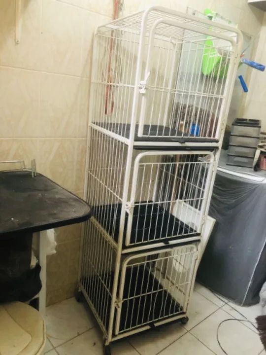 Gaiola pet 3 andares