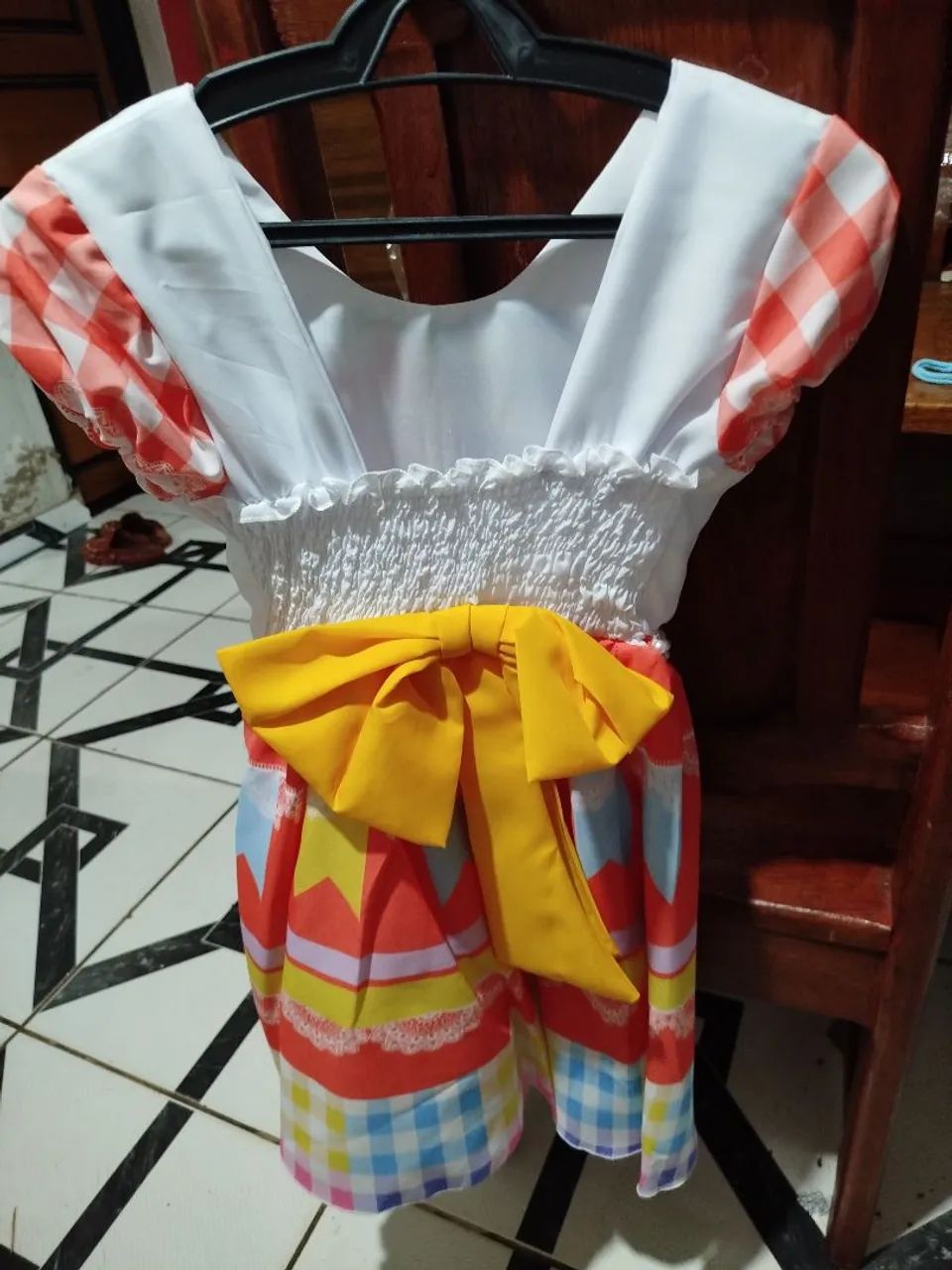 Vestido infantil Festa Junina 8 anos - Foto 3
