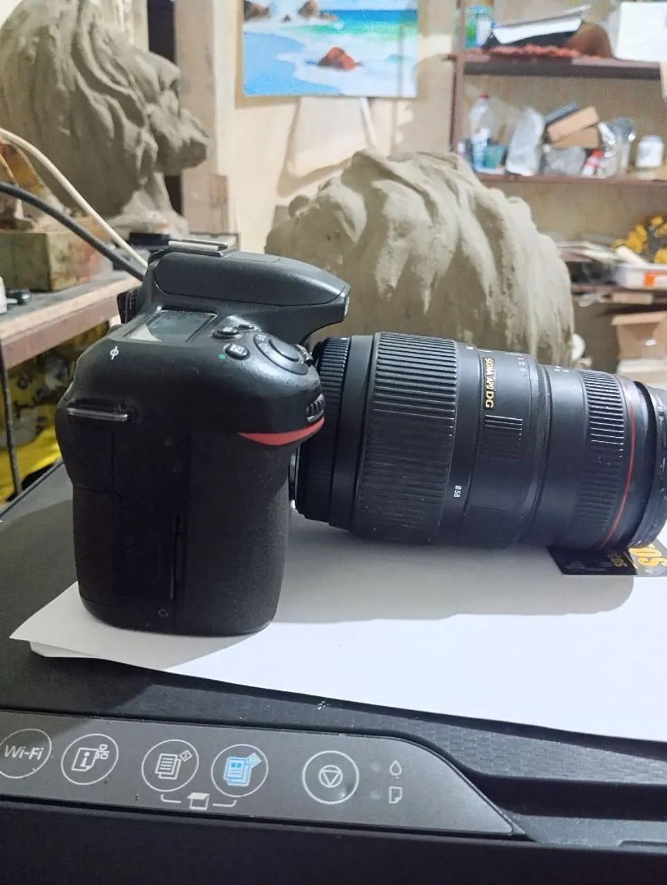 Câmera Fotográfica Profissional Nikon D7500 4K Com Lente SIGMA 70/300 mm. - Foto 2