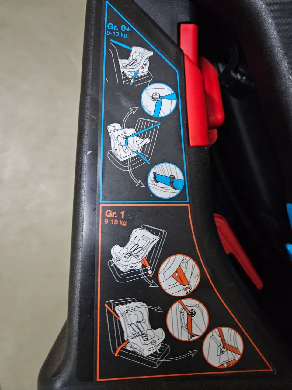 Cadeira para Auto 0 a 18 Kg Eletta Comfort Vermelha Chicco - Foto 3