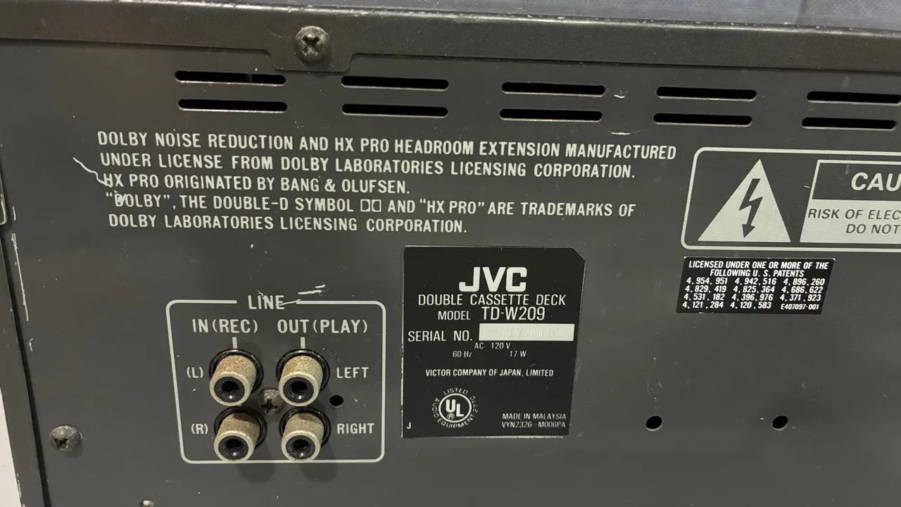 Deck Toca Fitas JVC TD-W209 - Foto 5