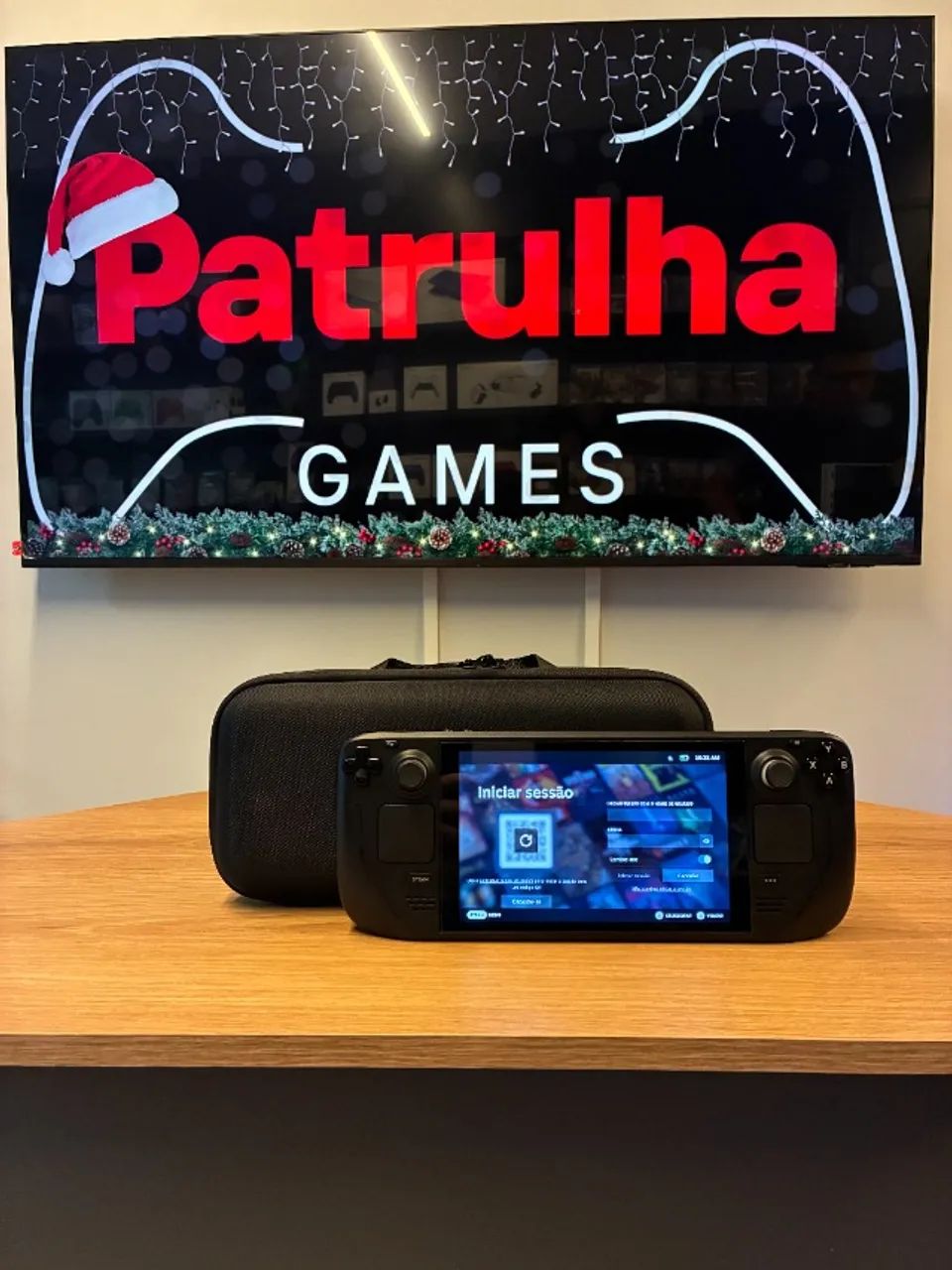 STEAM DECK 1TB DE MEMORIA + GARANTIA EM LOJA FISICA BELO HORIZONTE