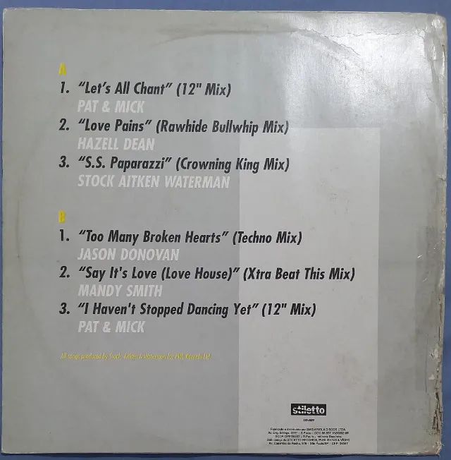 Disco de Vinil LP PWL Remixes - Foto 2