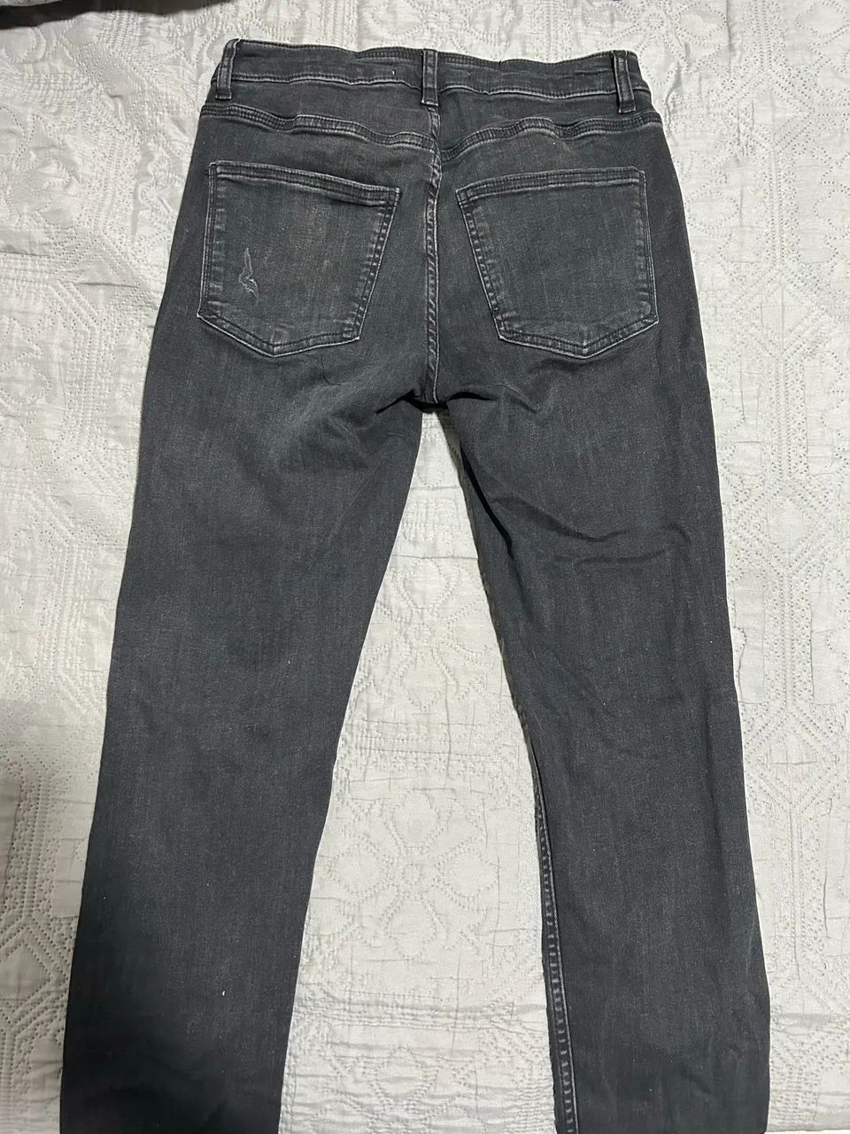jeans Zara skinny rasgado  - Foto 4