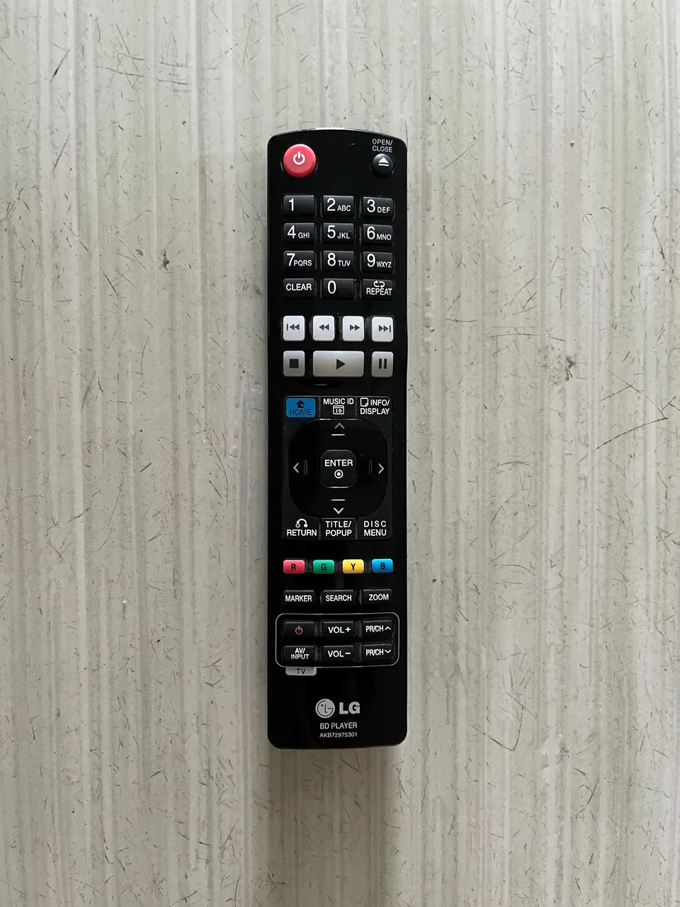 Controle de Blu-ray Player LG Original 